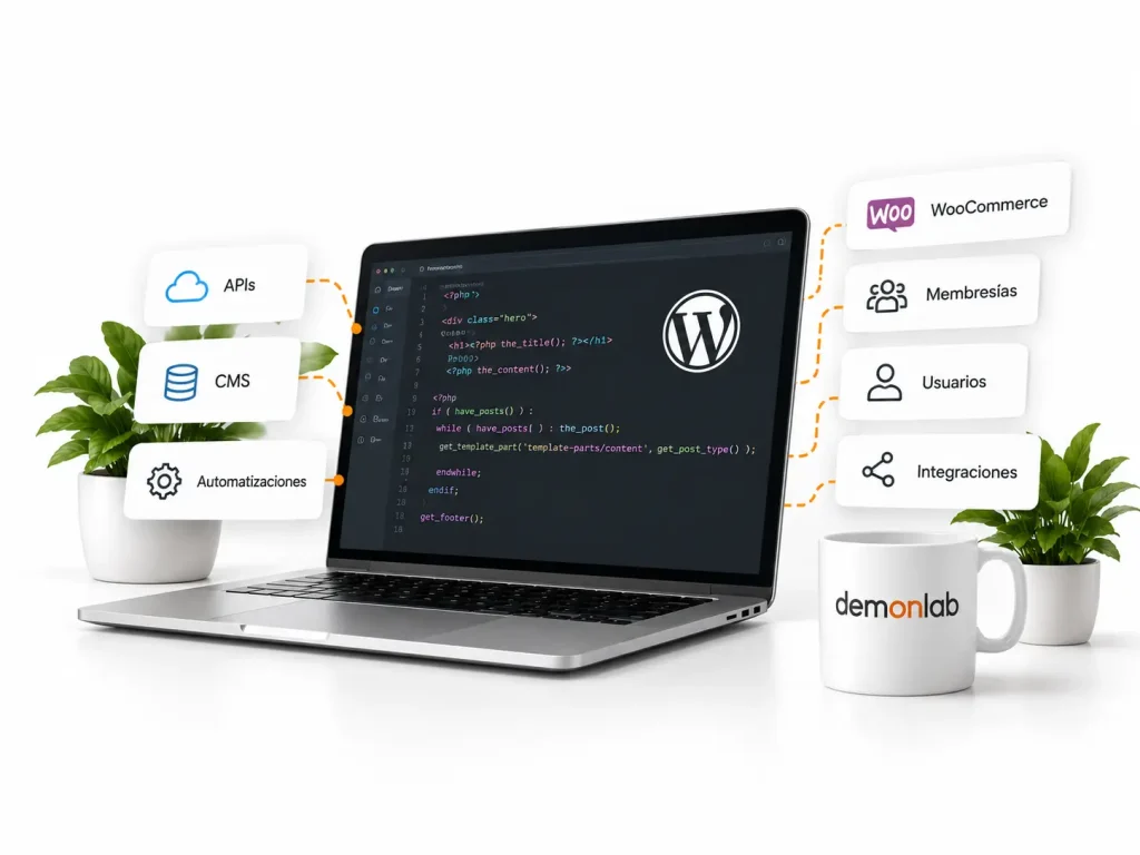 Soluciones y funcionalidades desarrolladas a medida en WordPress